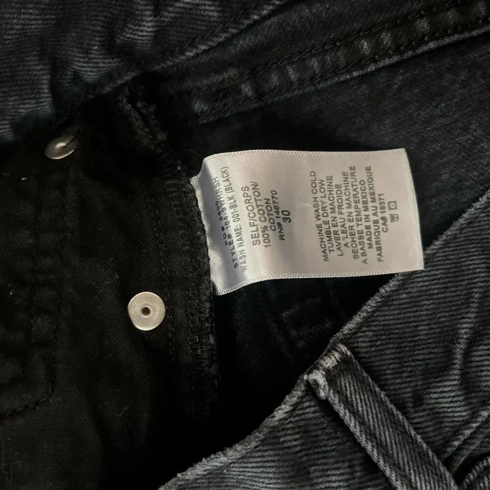 Levi's size shorts laying